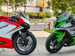 Có tầm 300tr mua sport bike nào ? Ducati Panigale 899 hay Kawasaki ZX10R 